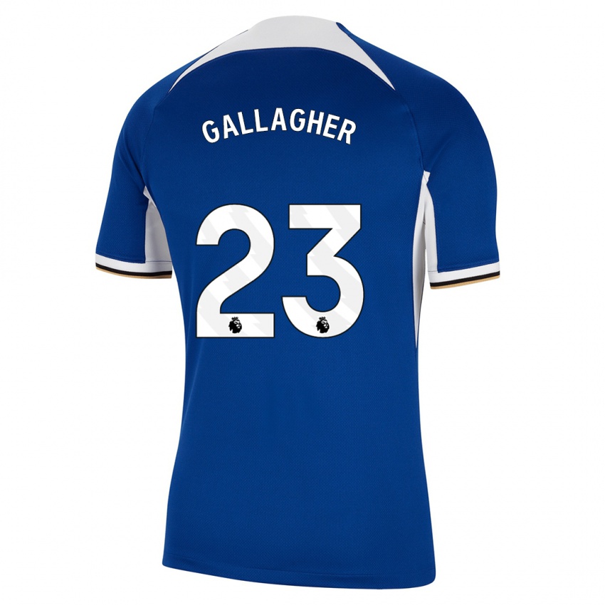 Herren Conor Gallagher #23 Blau Heimtrikot Trikot 2023/24 T-Shirt Schweiz