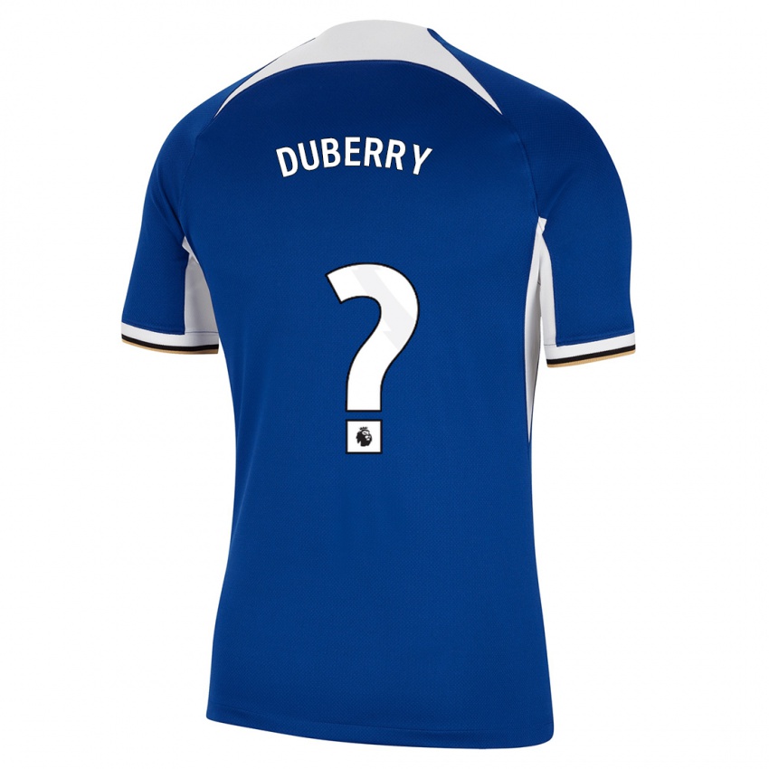 Homme Maillot Zain Silcott-Duberry #0 Bleu Tenues Domicile 2023/24 T-Shirt Suisse