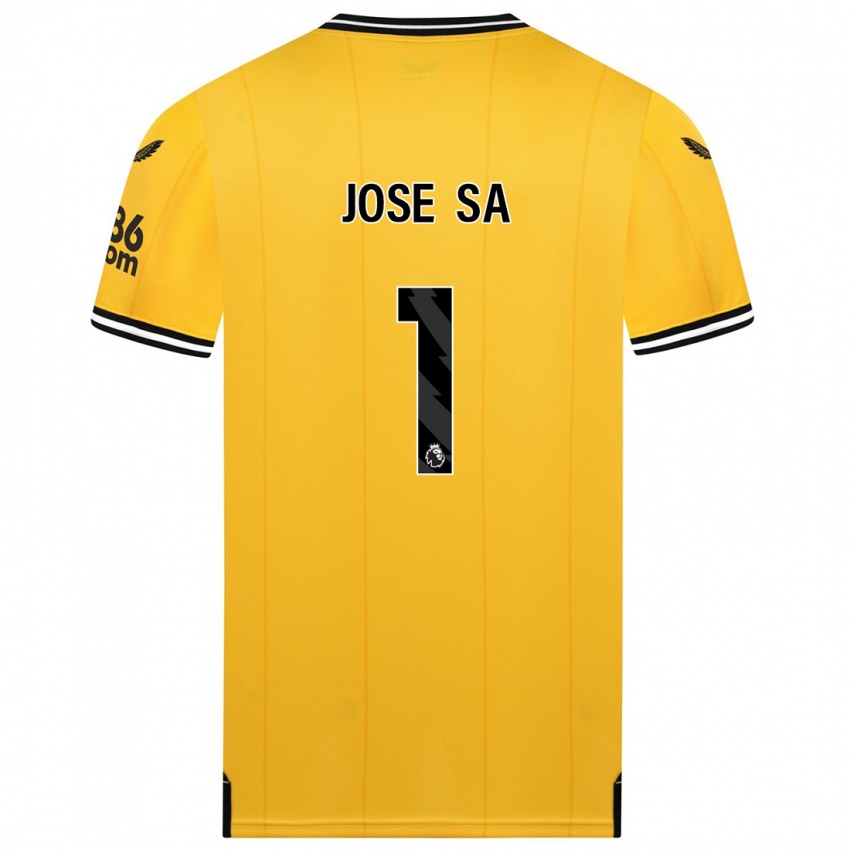 Homme Maillot Jose Sa #1 Jaune Tenues Domicile 2023/24 T-Shirt Suisse