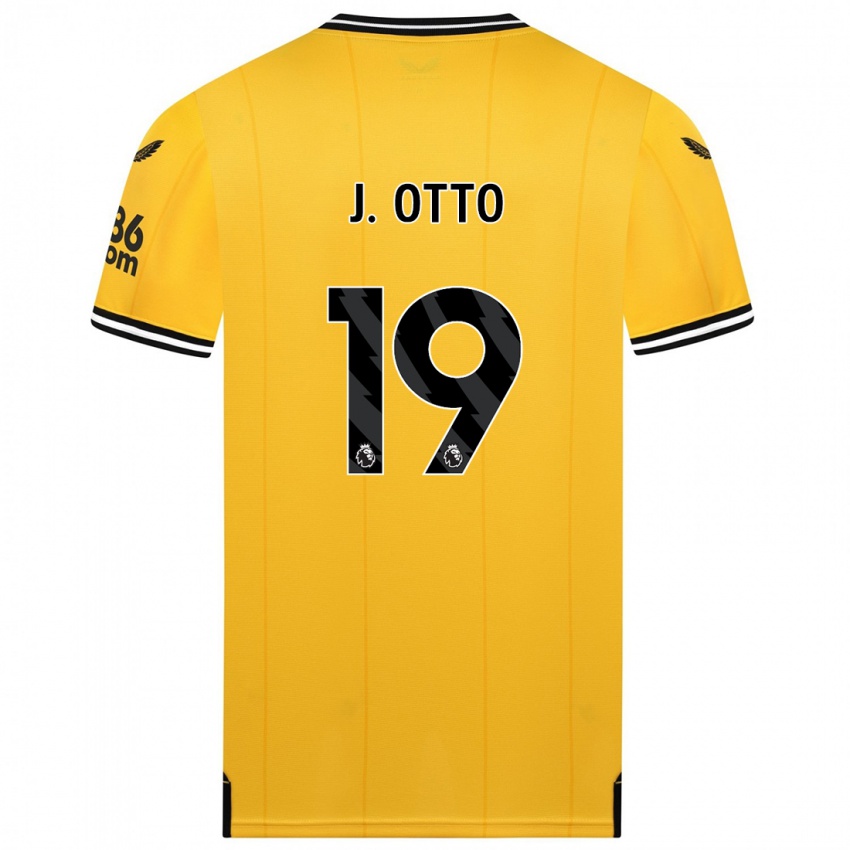 Homme Maillot Jonny Otto #19 Jaune Tenues Domicile 2023/24 T-Shirt Suisse