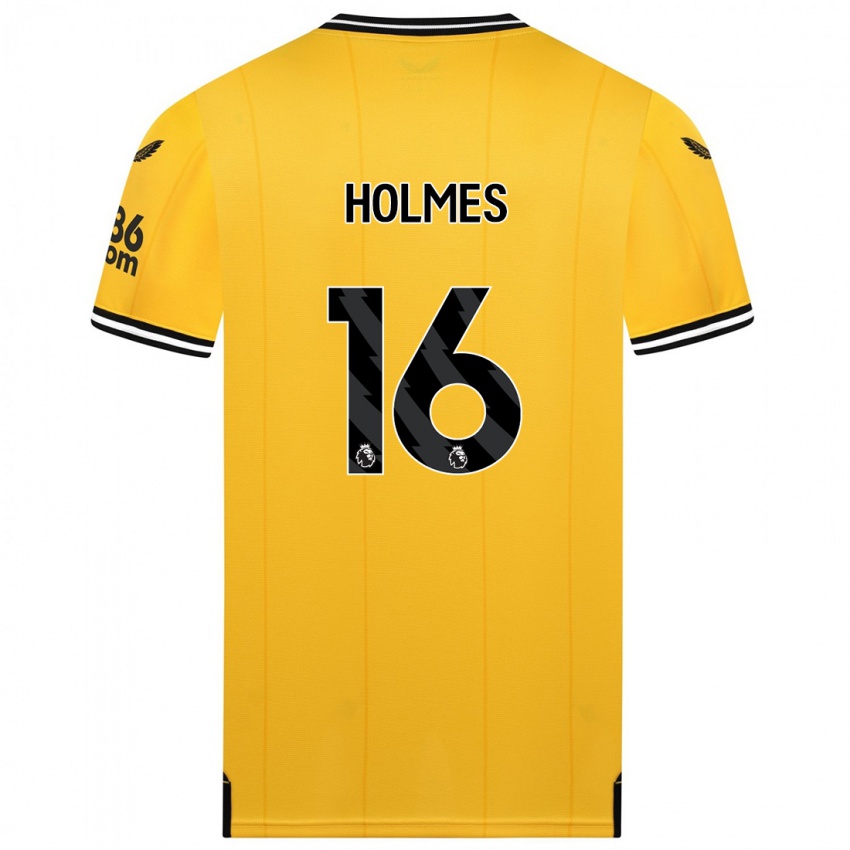 Homme Maillot Summer Holmes #16 Jaune Tenues Domicile 2023/24 T-Shirt Suisse