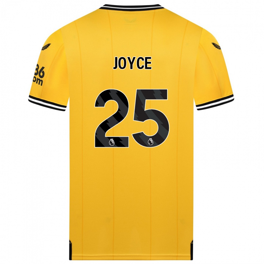 Homme Maillot Leonie Joyce #25 Jaune Tenues Domicile 2023/24 T-Shirt Suisse