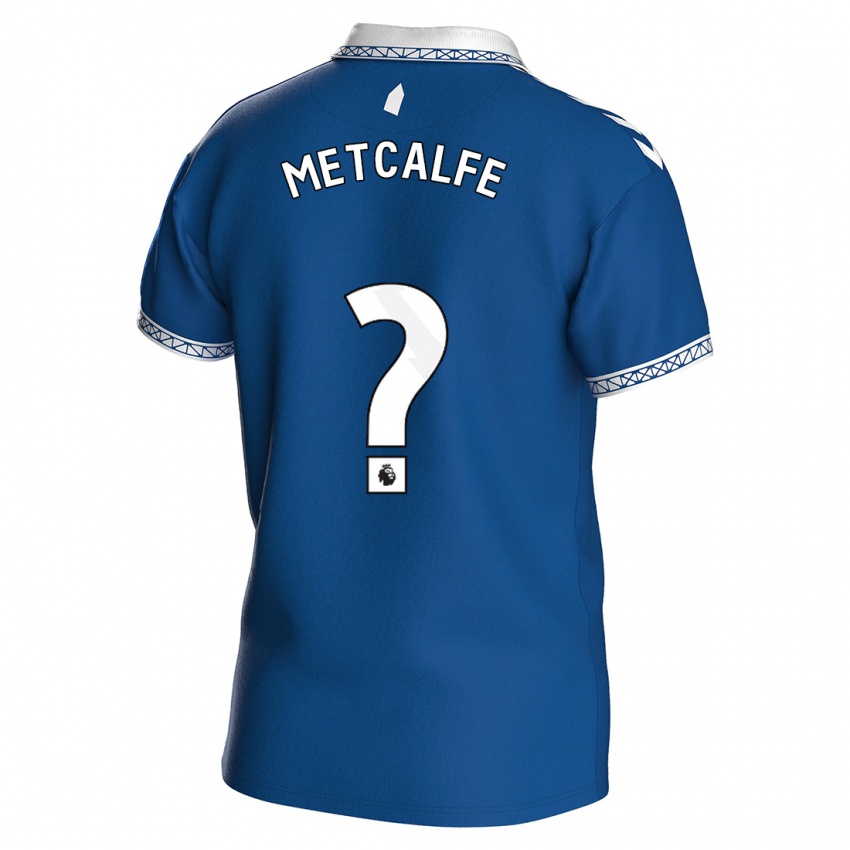 Homme Maillot Jenson Metcalfe #0 Bleu Royal Tenues Domicile 2023/24 T-Shirt Suisse