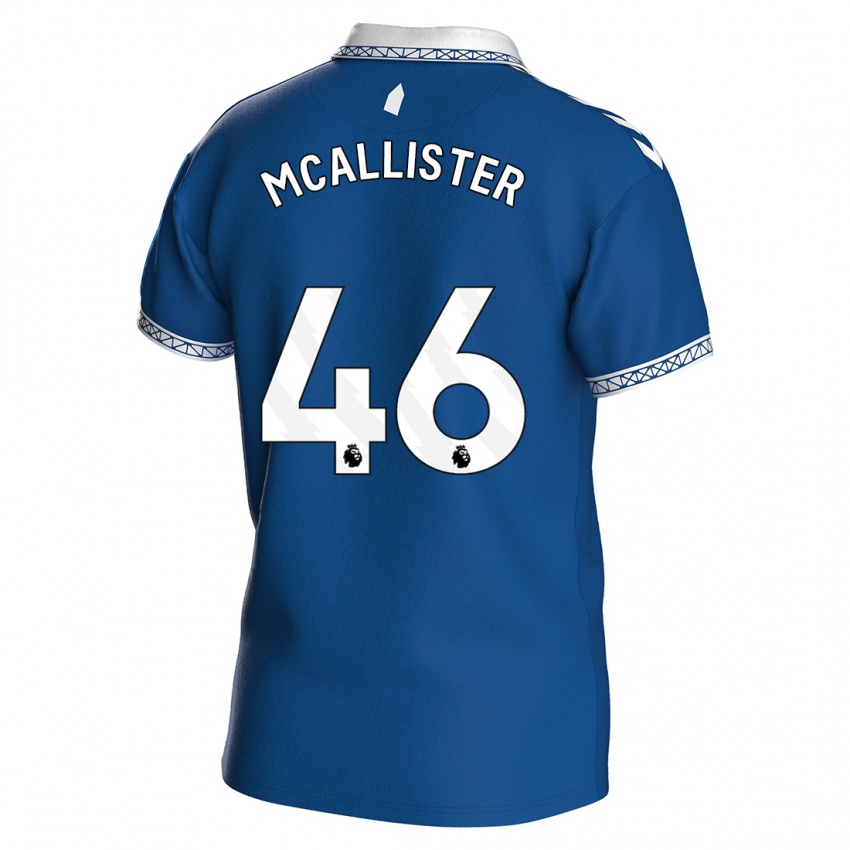 Herren Sean Mcallister #46 Königsblau Heimtrikot Trikot 2023/24 T-Shirt Schweiz