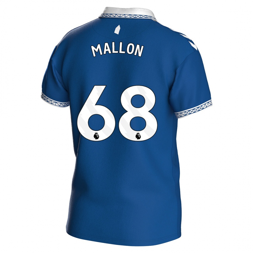 Herren Mathew Mallon #68 Königsblau Heimtrikot Trikot 2023/24 T-Shirt Schweiz