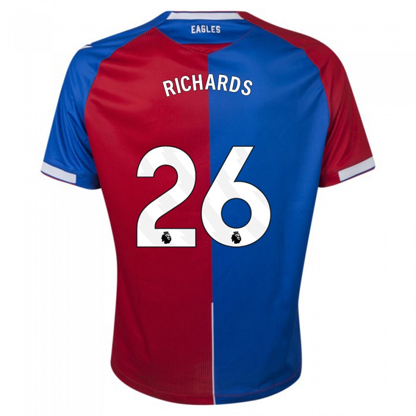 Herren Chris Richards #26 Rot Blau Heimtrikot Trikot 2023/24 T-Shirt Schweiz