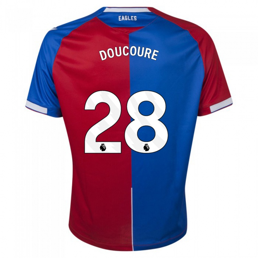 Herren Cheick Doucoure #28 Rot Blau Heimtrikot Trikot 2023/24 T-Shirt Schweiz