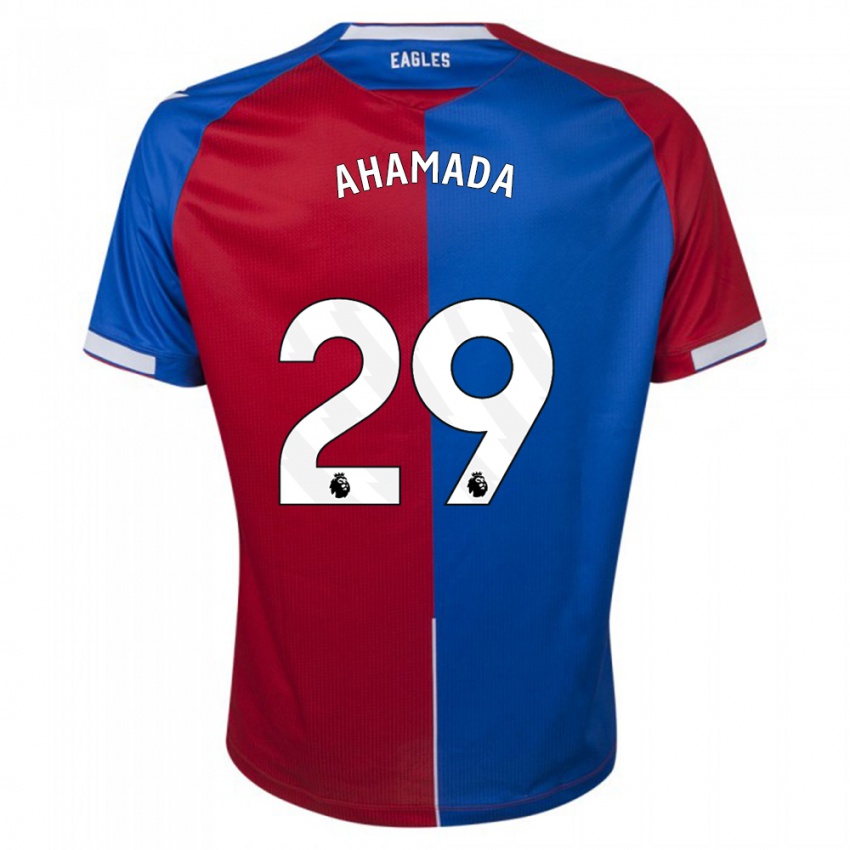 Herren Naouirou Ahamada #29 Rot Blau Heimtrikot Trikot 2023/24 T-Shirt Schweiz