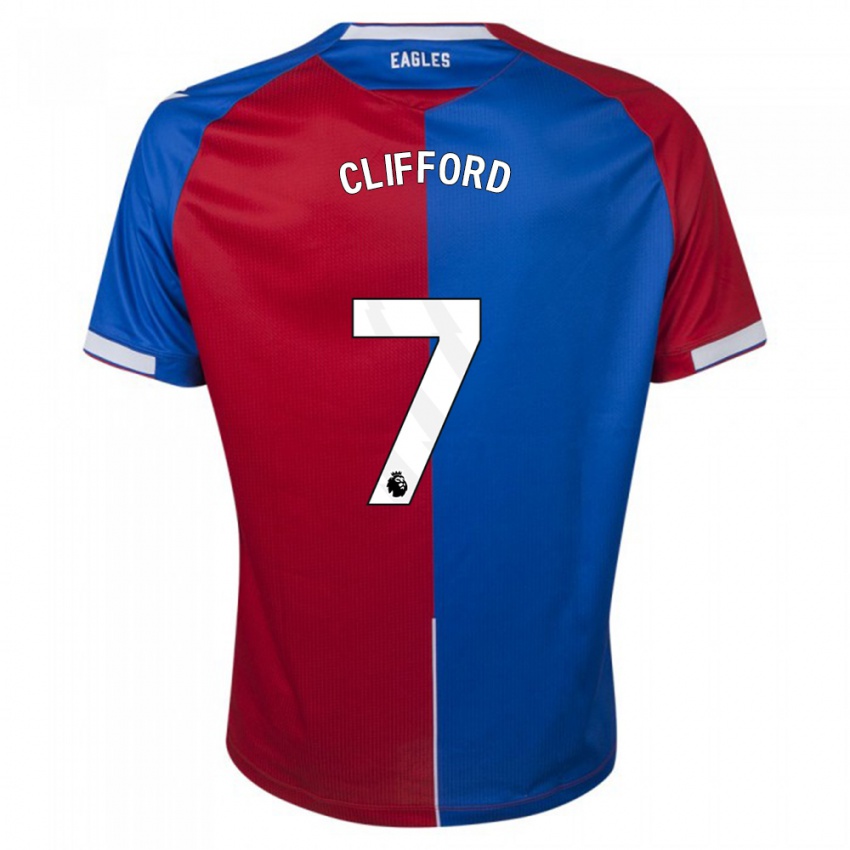 Herren Charley Clifford #7 Rot Blau Heimtrikot Trikot 2023/24 T-Shirt Schweiz