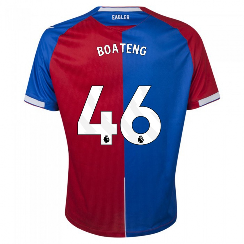 Homme Maillot Malachi Boateng #46 Rouge Bleu Tenues Domicile 2023/24 T-Shirt Suisse