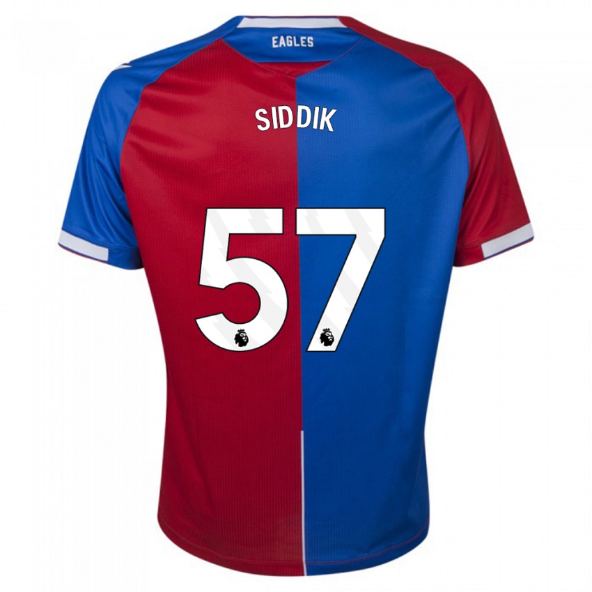 Homme Maillot Cardo Siddik #57 Rouge Bleu Tenues Domicile 2023/24 T-Shirt Suisse