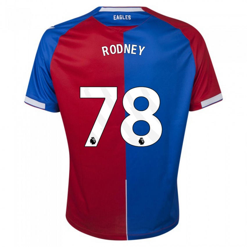 Herren Kaden Rodney #78 Rot Blau Heimtrikot Trikot 2023/24 T-Shirt Schweiz