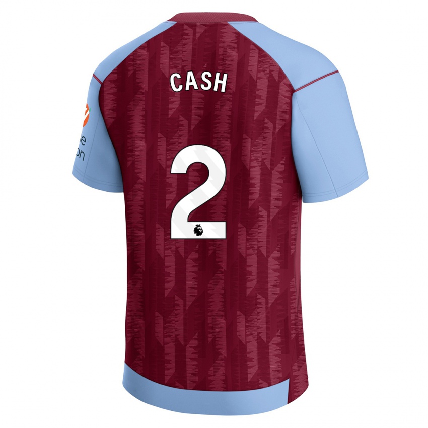 Herren Matty Cash #2 Weinrotblau Heimtrikot Trikot 2023/24 T-Shirt Schweiz