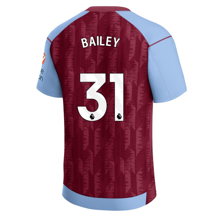 Homme Maillot Leon Bailey #31 Bleu Bordeaux Tenues Domicile 2023/24 T-Shirt Suisse