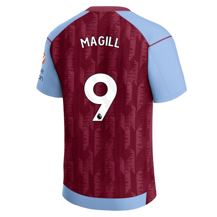 Homme Maillot Simone Magill #9 Bleu Bordeaux Tenues Domicile 2023/24 T-Shirt Suisse