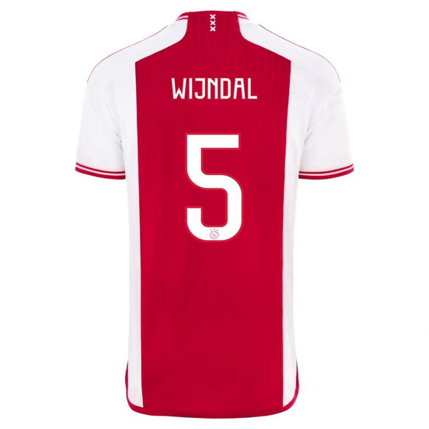 Herren Owen Wijndal #5 Rot-Weiss Heimtrikot Trikot 2023/24 T-Shirt Schweiz