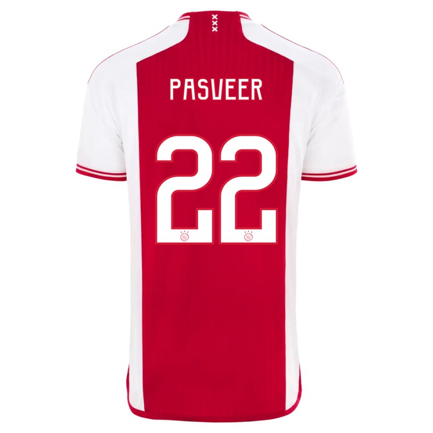 Herren Remko Pasveer #22 Rot-Weiss Heimtrikot Trikot 2023/24 T-Shirt Schweiz