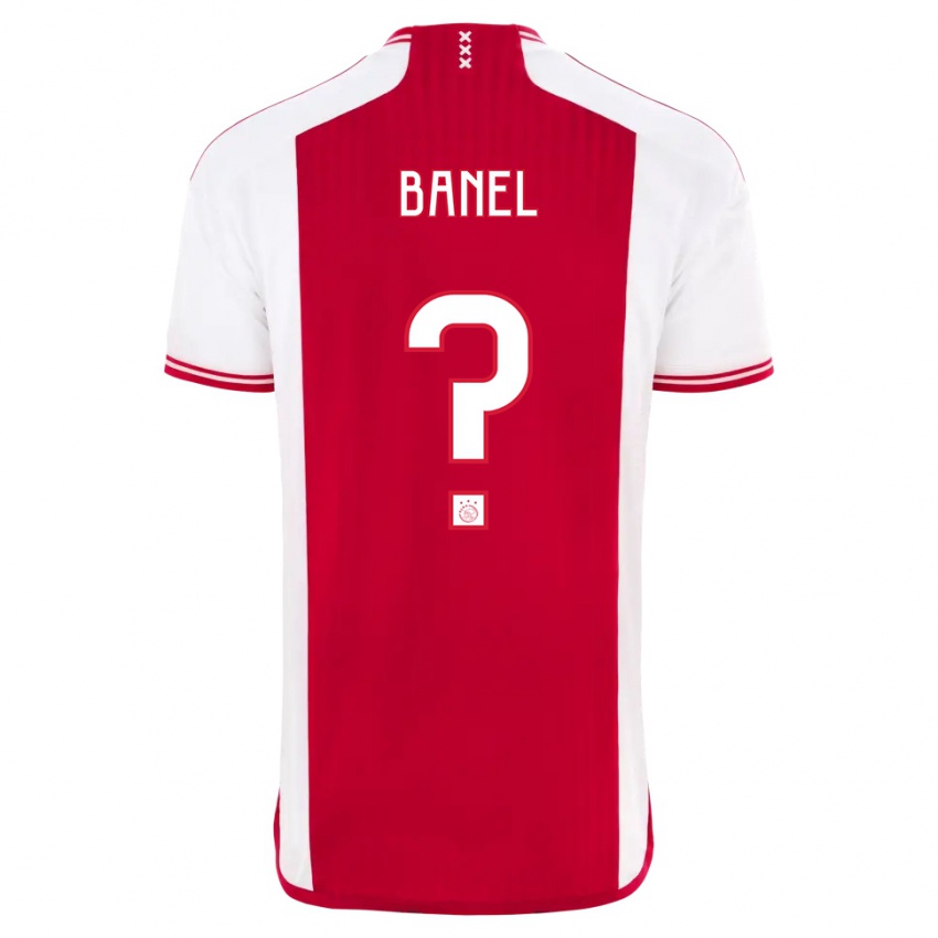 Homme Maillot Jaydon Banel #0 Rouge Blanc Tenues Domicile 2023/24 T-Shirt Suisse