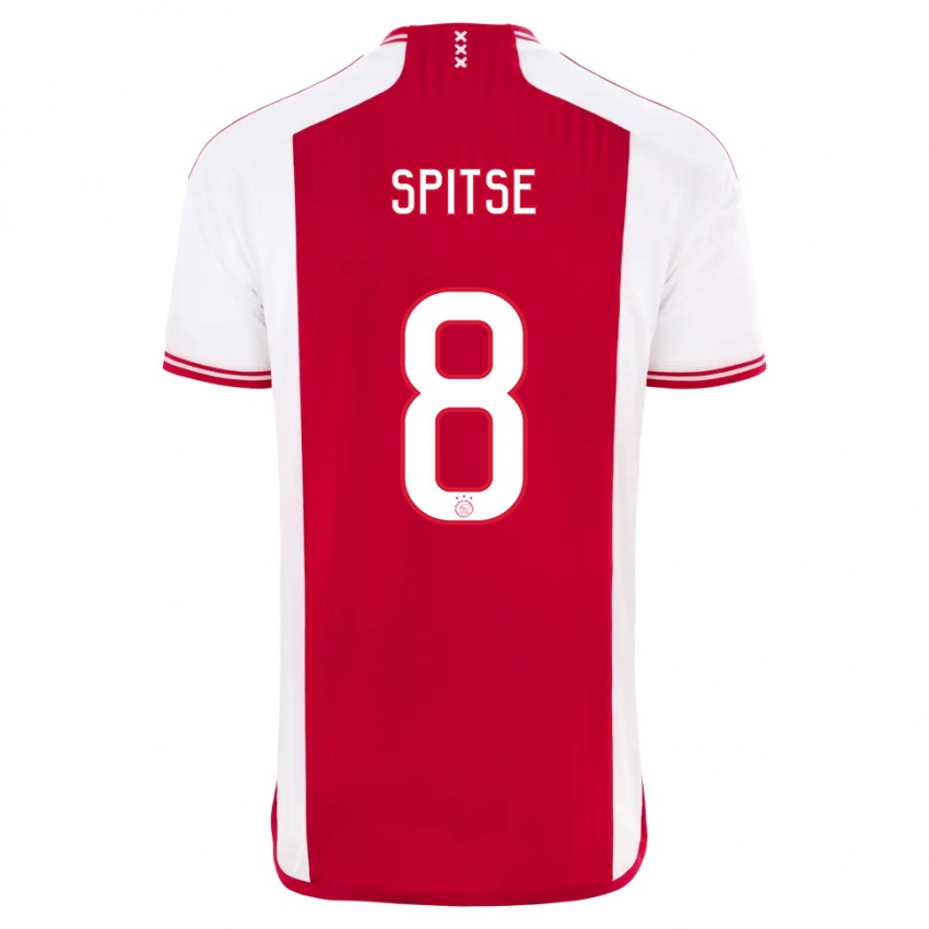 Herren Sherida Spitse #8 Rot-Weiss Heimtrikot Trikot 2023/24 T-Shirt Schweiz