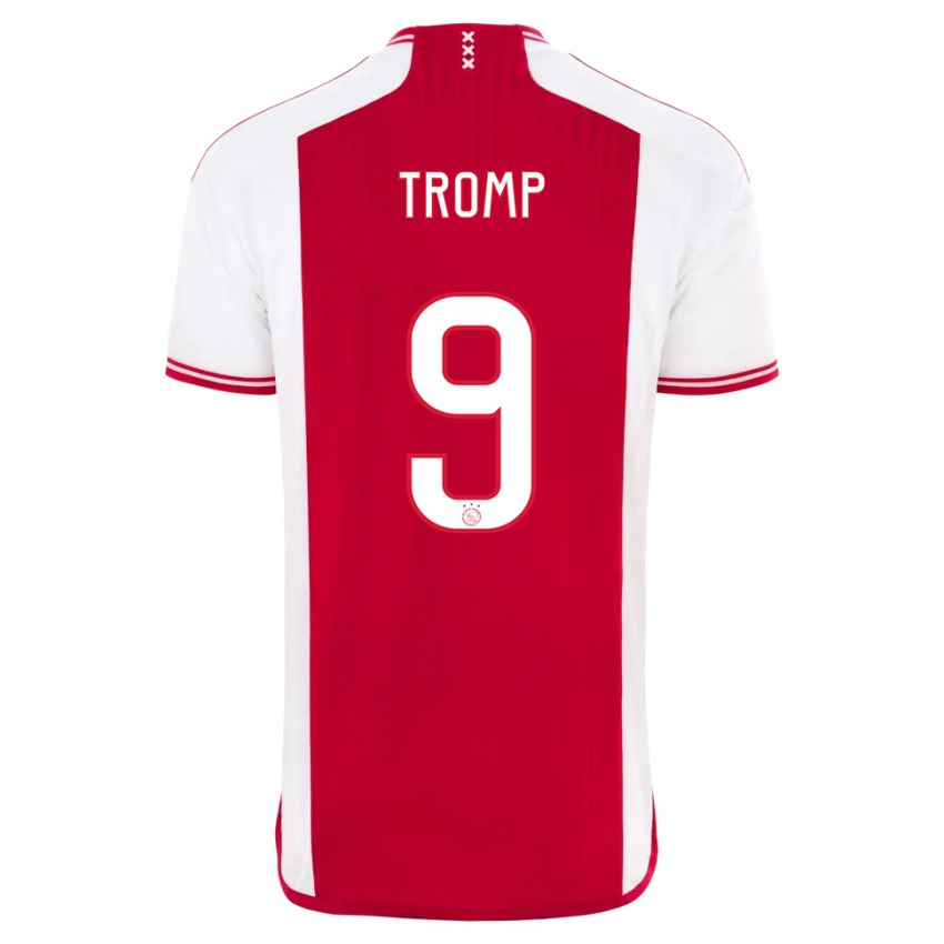 Herren Nikita Tromp #9 Rot-Weiss Heimtrikot Trikot 2023/24 T-Shirt Schweiz