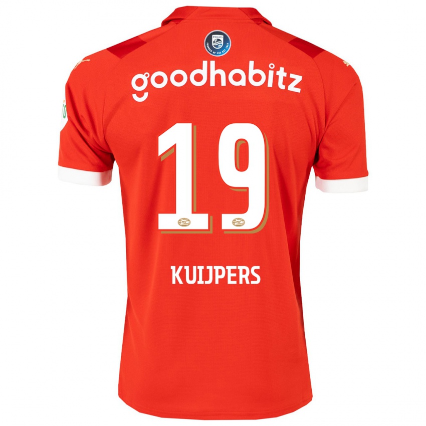 Herren Jeslynn Kuijpers #19 Rot Heimtrikot Trikot 2023/24 T-Shirt Schweiz