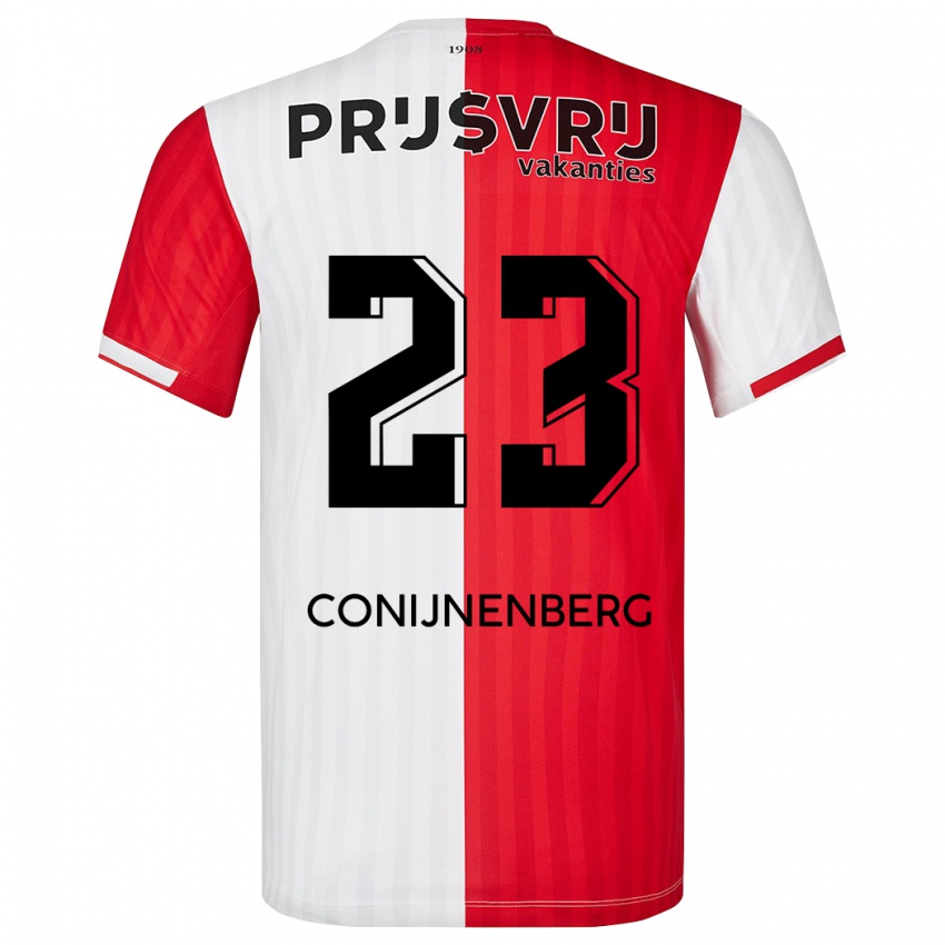 Herren Jada Conijnenberg #23 Rot-Weiss Heimtrikot Trikot 2023/24 T-Shirt Schweiz
