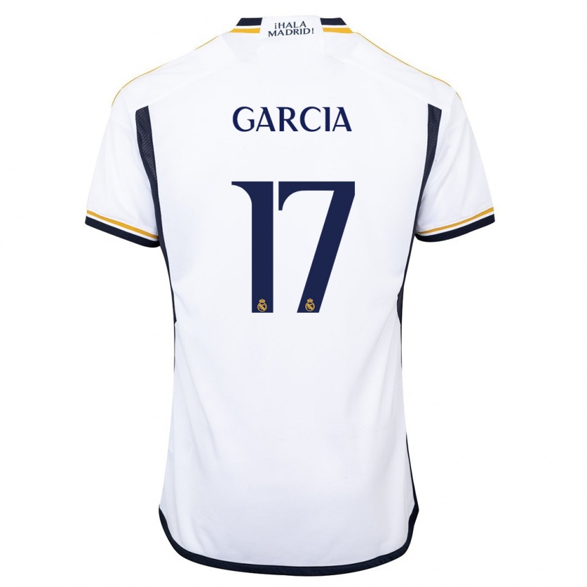 Herren Gonzalo Garcia #17 Weiß Heimtrikot Trikot 2023/24 T-Shirt Schweiz