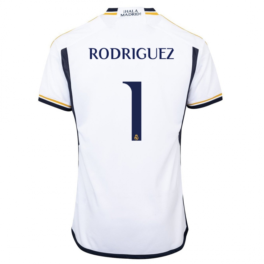 Herren Misa Rodriguez #1 Weiß Heimtrikot Trikot 2023/24 T-Shirt Schweiz