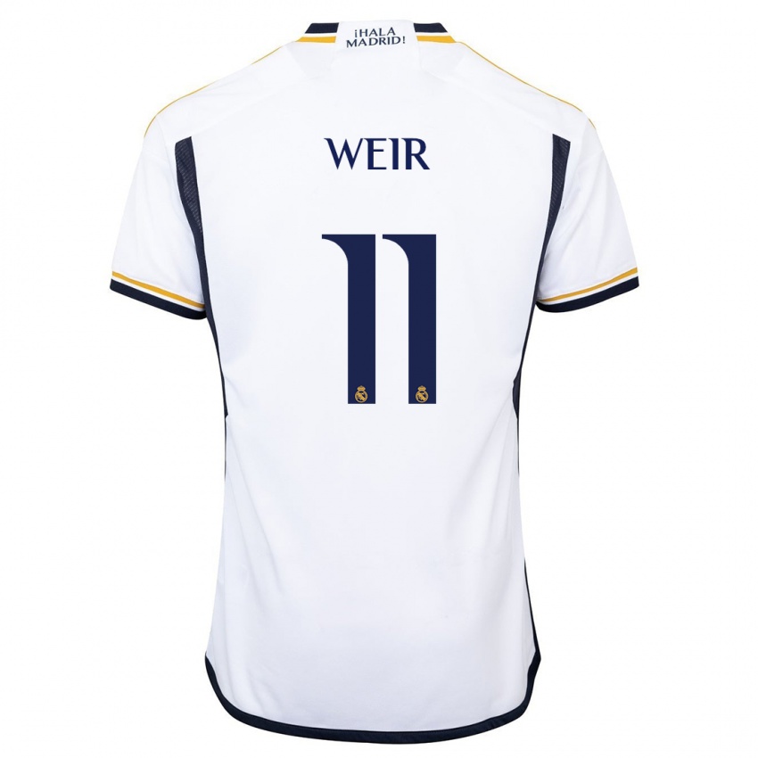 Herren Caroline Weir #11 Weiß Heimtrikot Trikot 2023/24 T-Shirt Schweiz