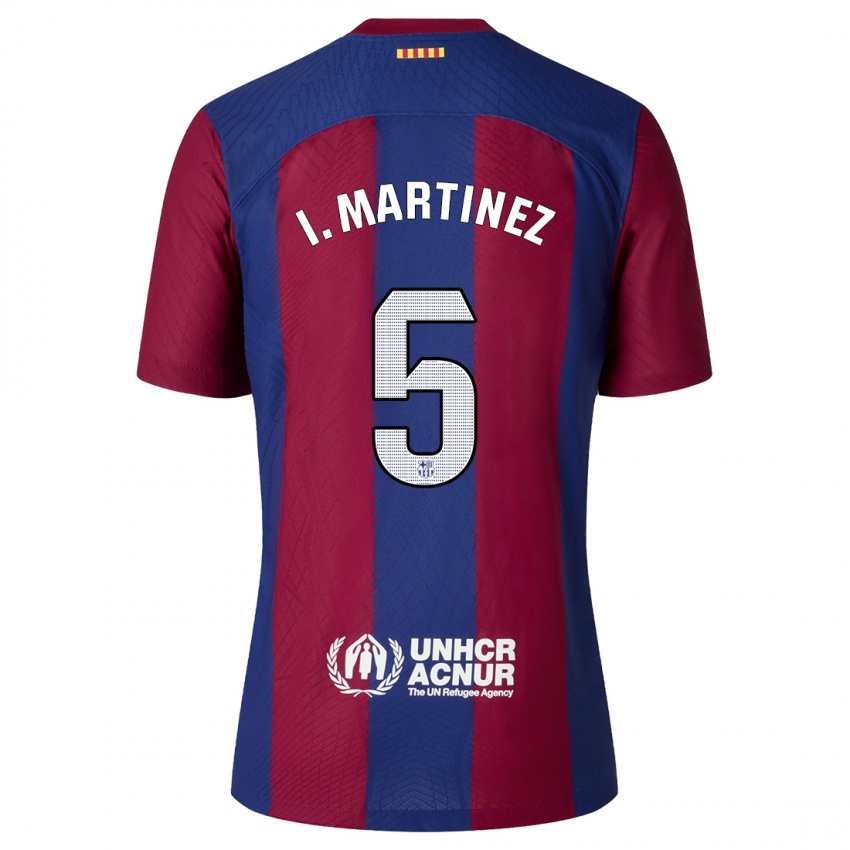 Herren Inigo Martinez #5 Rot Blau Heimtrikot Trikot 2023/24 T-Shirt Schweiz