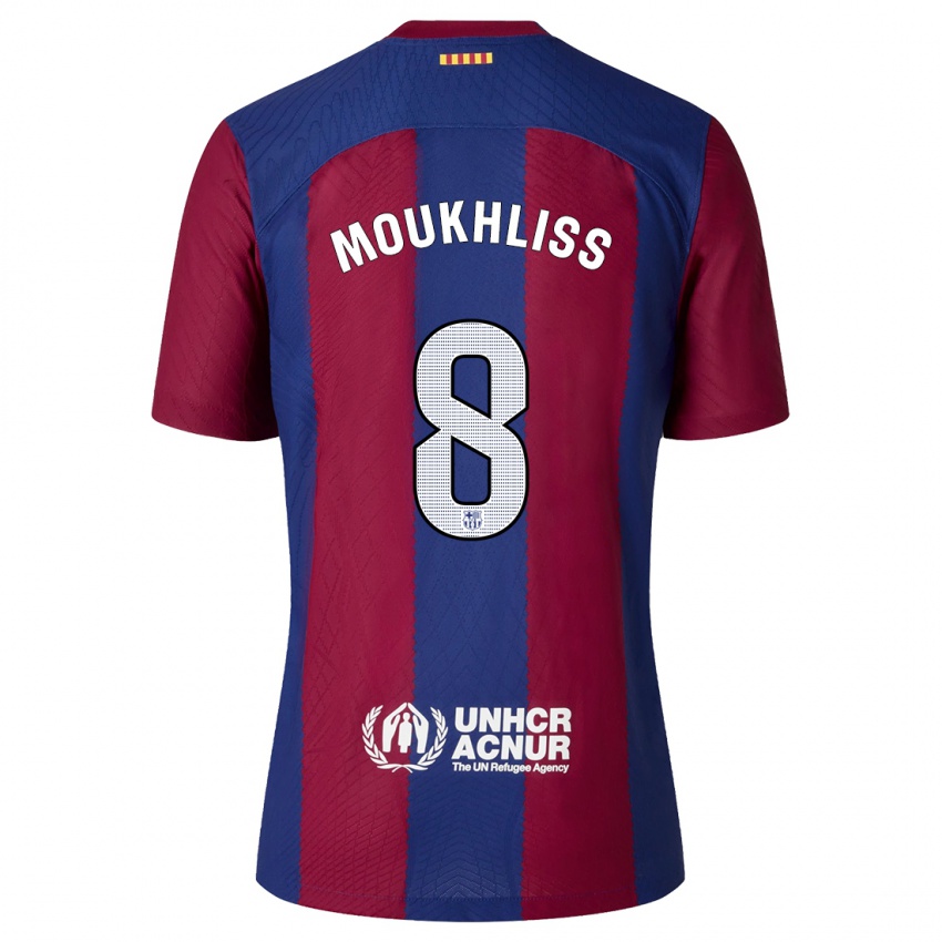 Herren Moha Moukhliss #8 Rot Blau Heimtrikot Trikot 2023/24 T-Shirt Schweiz