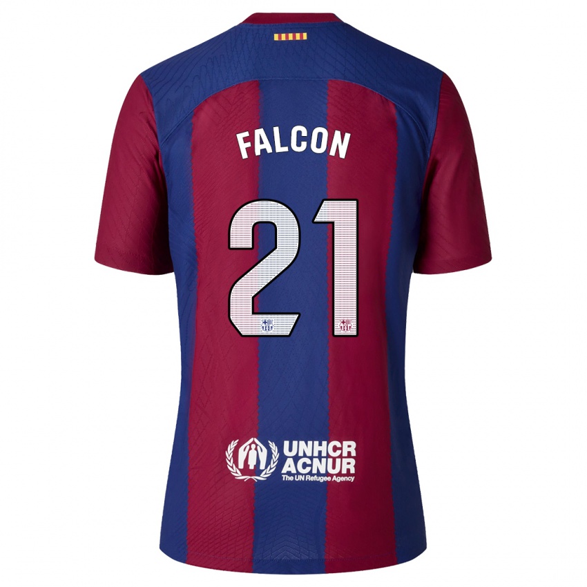Herren Andrea Falcon #21 Rot Blau Heimtrikot Trikot 2023/24 T-Shirt Schweiz