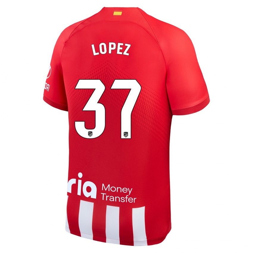 Herren Alex Lopez #37 Rot-Weiss Heimtrikot Trikot 2023/24 T-Shirt Schweiz