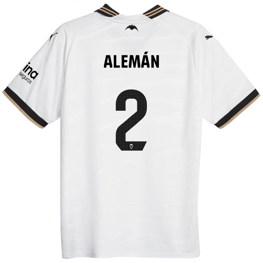 Herren Carlos Alemán #2 Weiß Heimtrikot Trikot 2023/24 T-Shirt Schweiz
