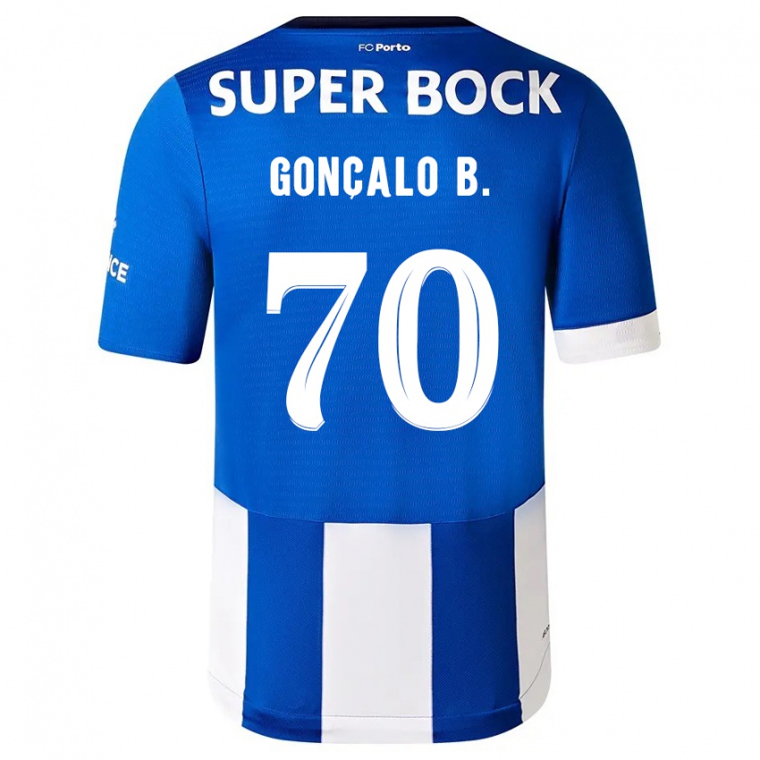 Herren Goncalo Borges #70 Blau Weiss Heimtrikot Trikot 2023/24 T-Shirt Schweiz