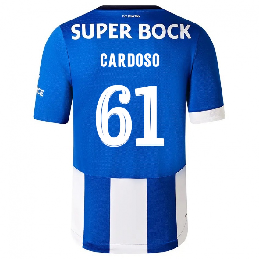 Herren Ivan Cardoso #61 Blau Weiss Heimtrikot Trikot 2023/24 T-Shirt Schweiz