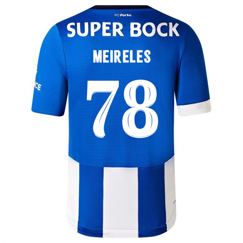 Herren Jorge Meireles #78 Blau Weiss Heimtrikot Trikot 2023/24 T-Shirt Schweiz