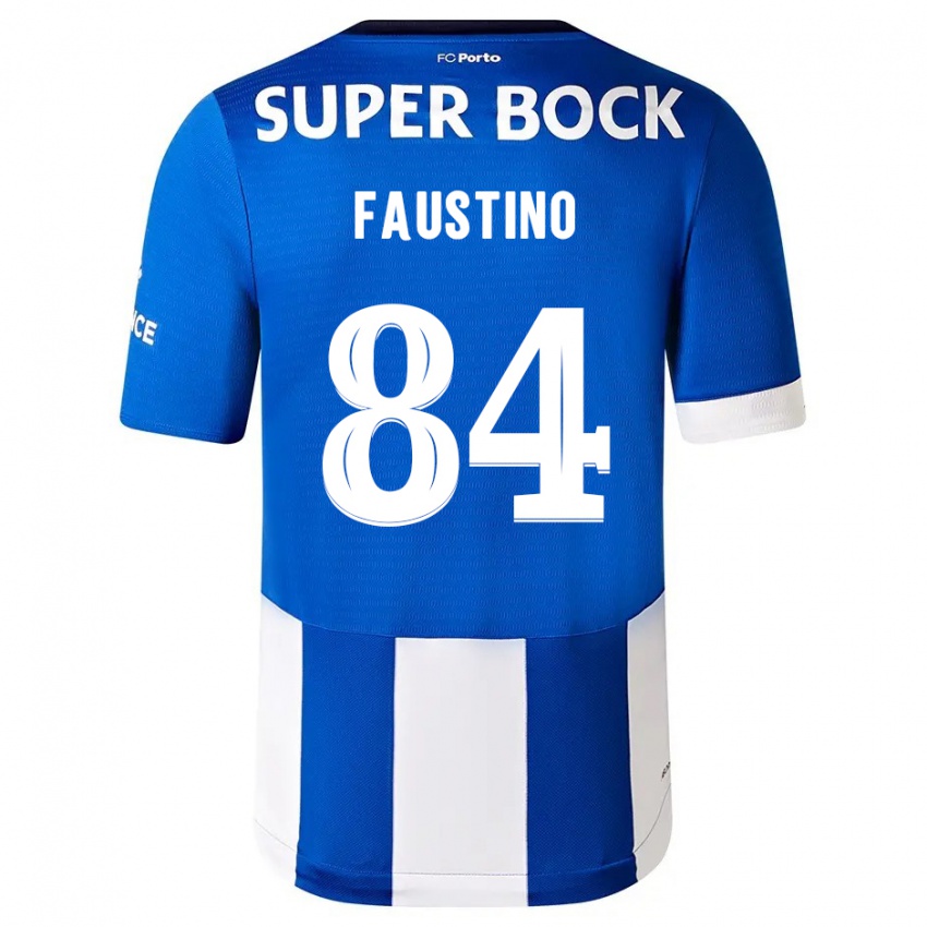 Homme Maillot Levi Faustino #84 Bleu Blanc Tenues Domicile 2023/24 T-Shirt Suisse