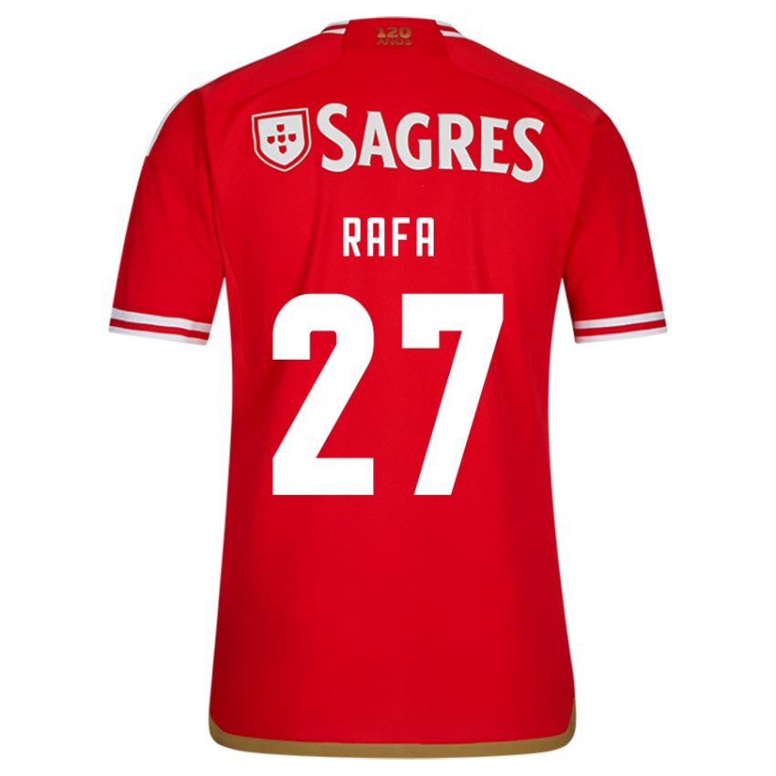 Homme Maillot Rafa Silva #27 Rouge Tenues Domicile 2023/24 T-Shirt Suisse