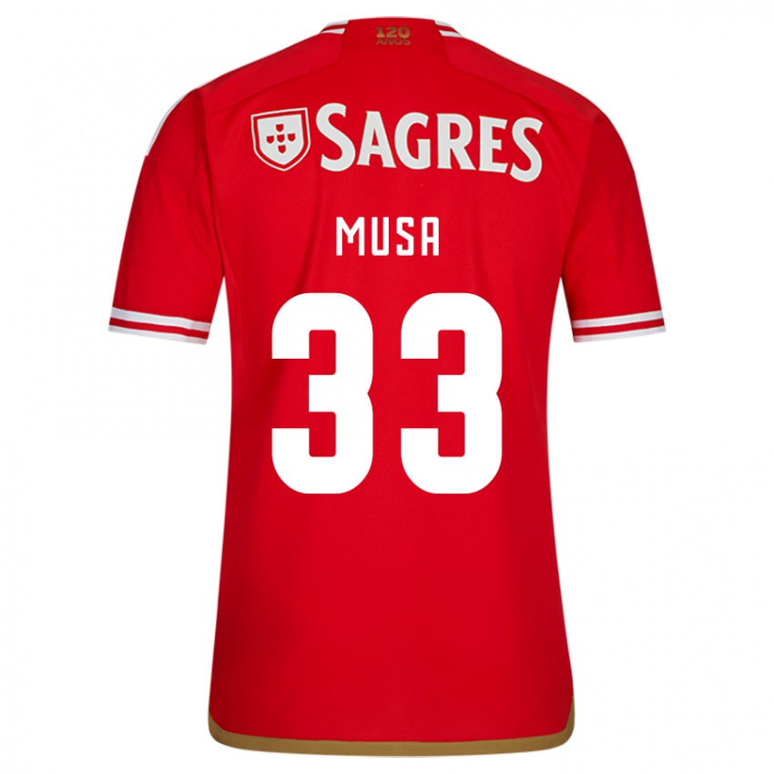 Homme Maillot Petar Musa #33 Rouge Tenues Domicile 2023/24 T-Shirt Suisse