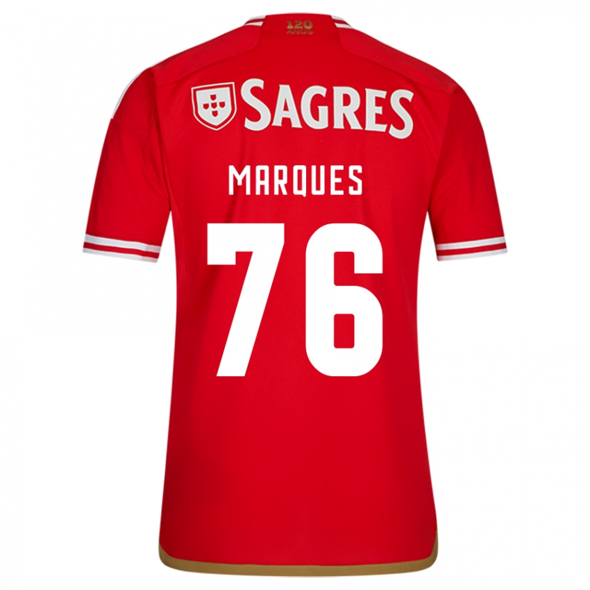 Homme Maillot Gustavo Marques #76 Rouge Tenues Domicile 2023/24 T-Shirt Suisse