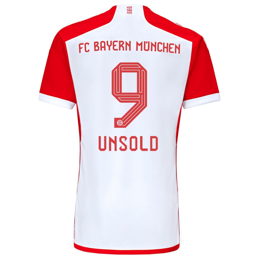 Herren Samuel Unsold #9 Rot-Weiss Heimtrikot Trikot 2023/24 T-Shirt Schweiz