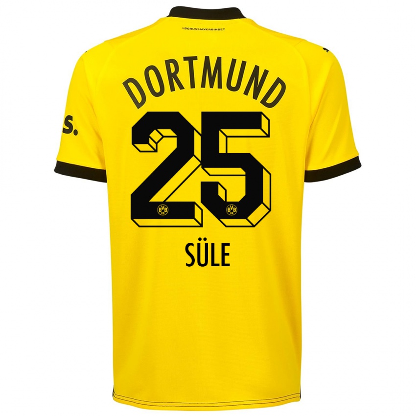 Herren Niklas Süle #25 Gelb Heimtrikot Trikot 2023/24 T-Shirt Schweiz