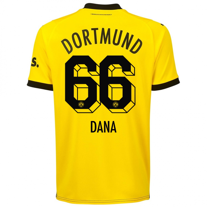 Herren Bleckmann Dana #66 Gelb Heimtrikot Trikot 2023/24 T-Shirt Schweiz