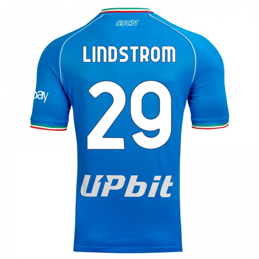 Herren Jesper Lindstrom #29 Himmelblau Heimtrikot Trikot 2023/24 T-Shirt Schweiz