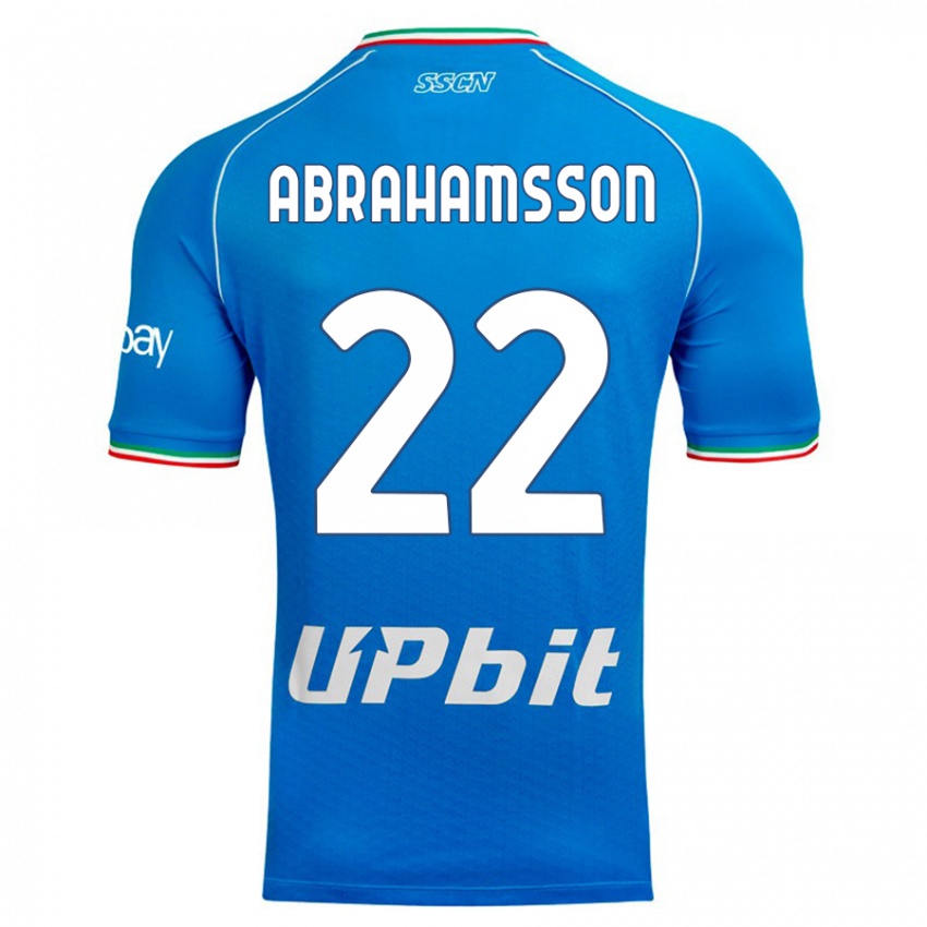 Herren Sejde Abrahamsson #22 Himmelblau Heimtrikot Trikot 2023/24 T-Shirt Schweiz