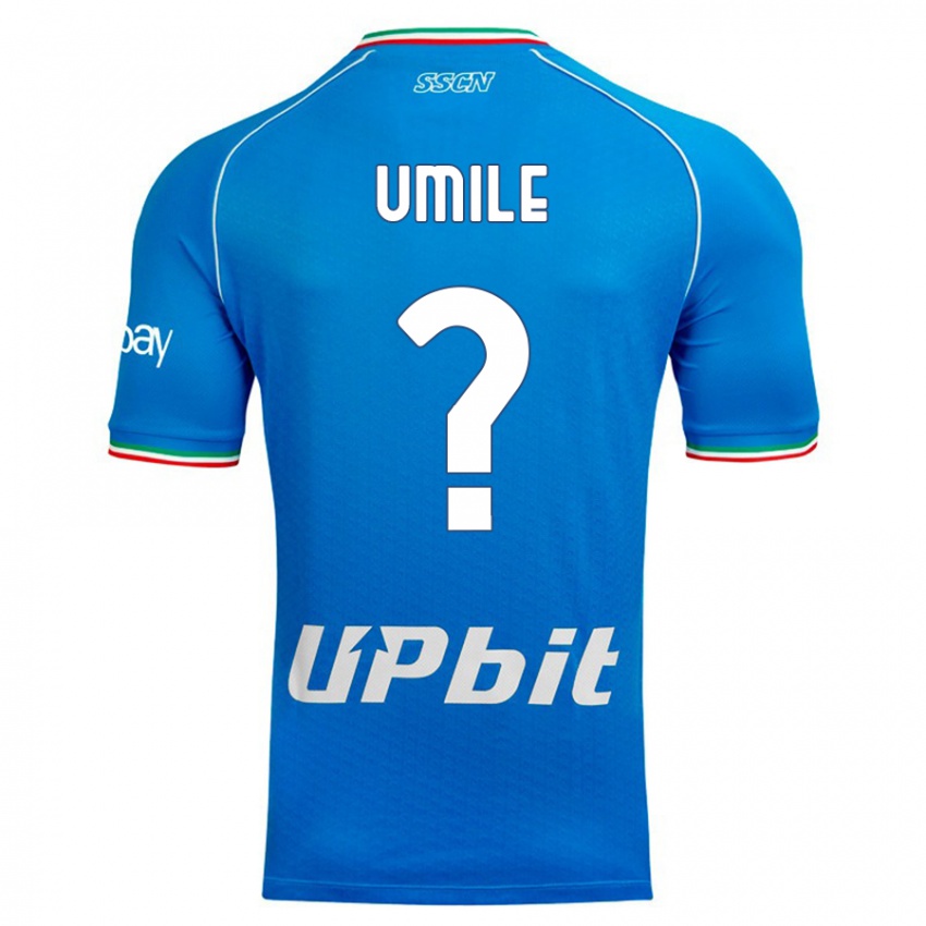 Homme Maillot Bruno Umile #0 Bleu Ciel Tenues Domicile 2023/24 T-Shirt Suisse