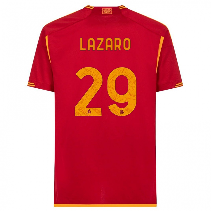 Homme Maillot Paloma Lazaro #29 Rouge Tenues Domicile 2023/24 T-Shirt Suisse