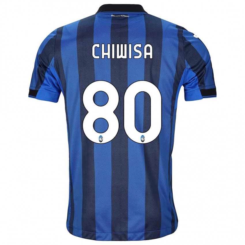 Herren Mannah Chiwisa #80 Schwarz Blau Heimtrikot Trikot 2023/24 T-Shirt Schweiz