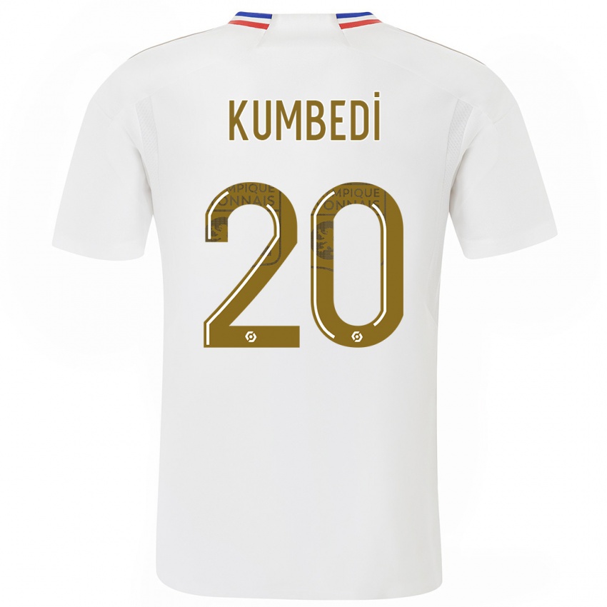 Herren Saël Kumbedi #20 Weiß Heimtrikot Trikot 2023/24 T-Shirt Schweiz